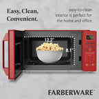 Farberware 1.1 Cu. Ft. 1000-Watt Compact Microwave Oven, Black