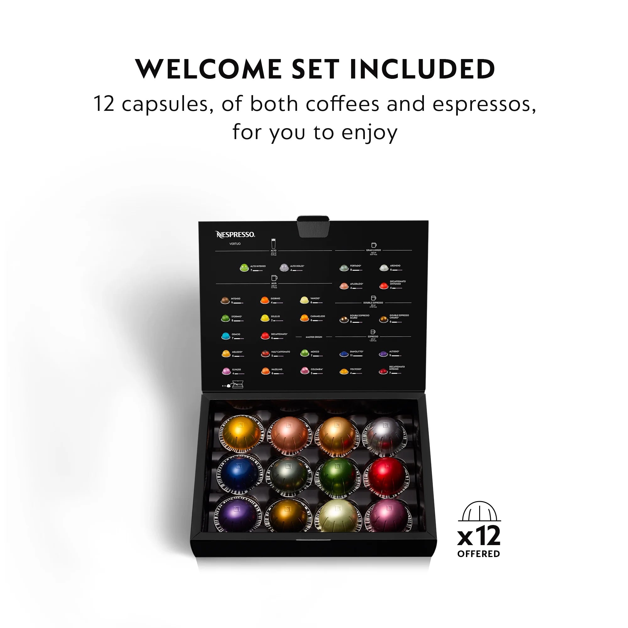 Nespresso Vertuo Plus Coffee and Espresso Maker by De'Longhi, Black
