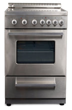Premium Levella 20" Freestanding Electric Range with 4 Burners and 2.1 Cu. Ft. Oven Capacity