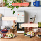 Beautiful Perfect Grind�?Programmable Single Serve Coffee Maker, White Icing by Drew Barrymore