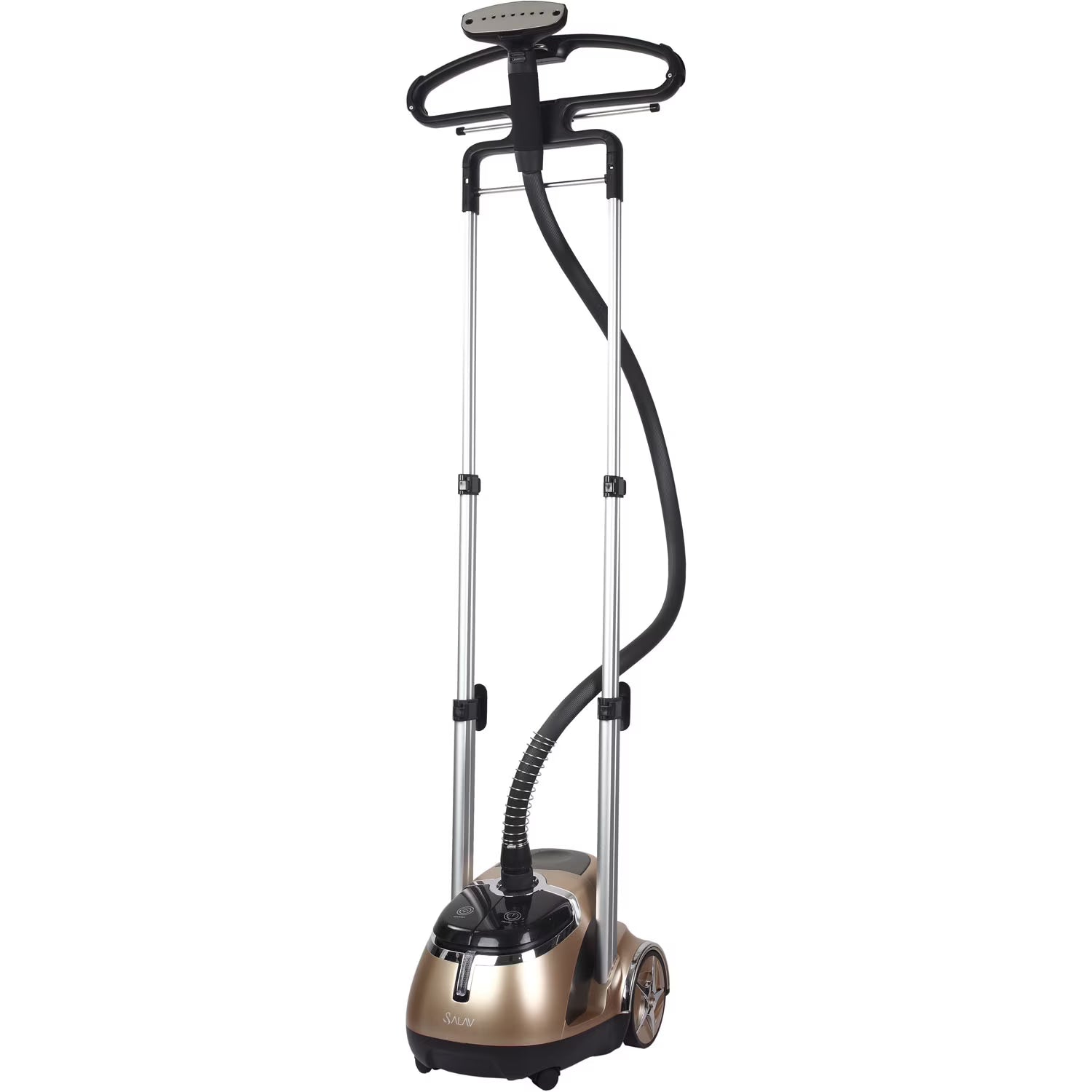 SALAV? Professional Series Garment Steamer with Stainless Steel Plated Nozzle in Gold