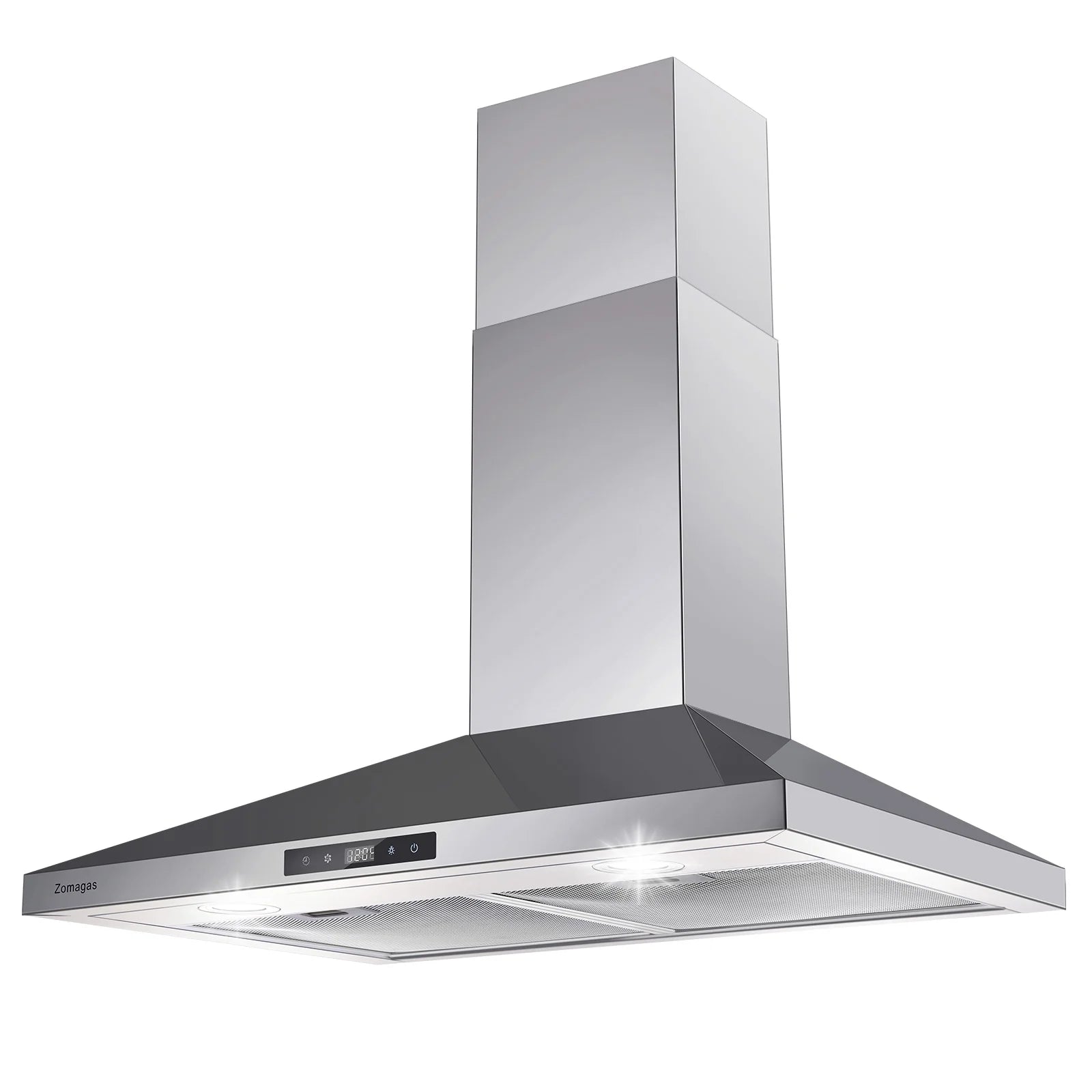 Wall Mount Range Hood 30 inch Stainless Steel Stove Hood Ducted Ductless Vent Hood Touch Control