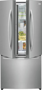 Frigidaire FRFG1723AV 18 Cu. Ft. Counter-Depth French Door Refrigerator, Stainless Steel