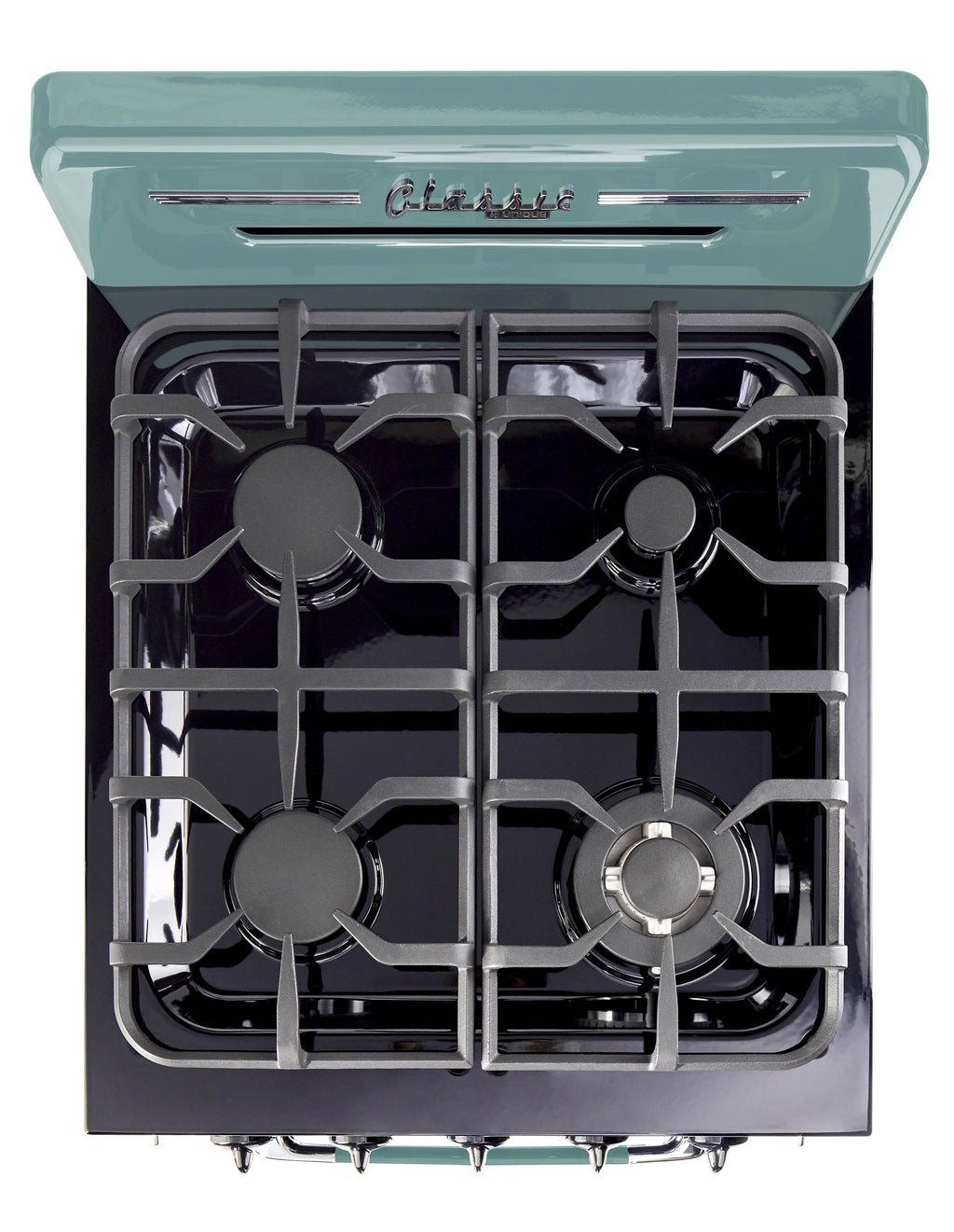 Unique Classic Retro 24" 2.9 cu/ft Freestanding Gas Range with Convection Oven and Sealed Burners