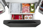Hamilton Beach, 16.6 Cu. Ft. French Door Refrigerator, Black Stainless