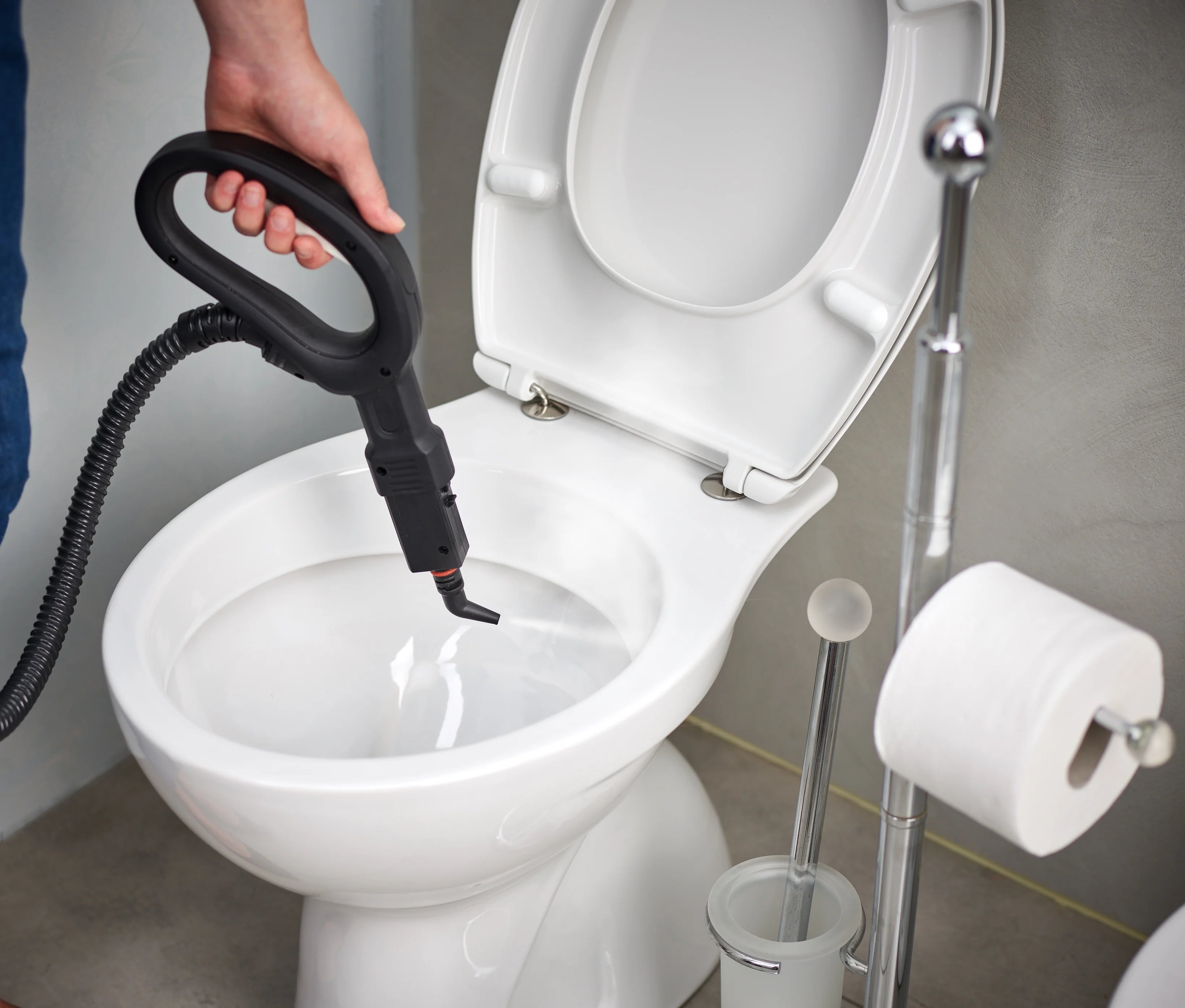 POLTI Continuous Fill Steam Cleaner for Home Use with 10 Attachments - Works for Tile Floor with Grout, Carpet, Hardwood & Upholstery