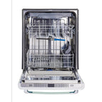 Unique Appliances Classic Retro 24" Built-in Dishwasher with Stainless Steel Tub and LED Lighting
