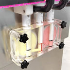 Kolice Commercial ETL 3 Flavors Soft Serve Ice Cream Machine-Auto Washing/Counting,Upper Tanks Coolated