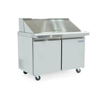 Norpole 7.6 cu. ft. Mega Top Sandwich/Salad Prep Commercial Freezerless Refrigerator in Stainless Steel in Stainless Steel