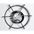 24" wide LP gas cooktop with four open burners and battery-start ignition