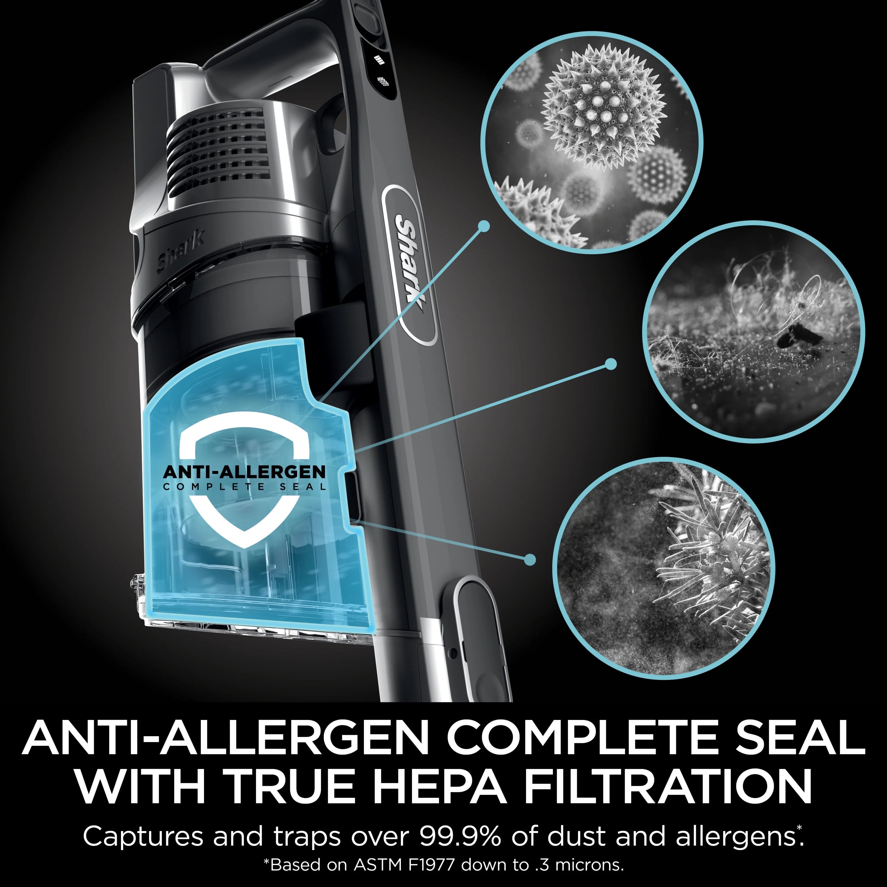 Shark® Vertex�?Cordless Stick Vacuum with DuoClean® PowerFins�? IZ440H
