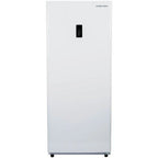 Hamilton Beach 17 cu. ft. Convertible Freezer Refrigerator, Upright Fridge Freezer with Electronic Temperature Control, Energy Efficient White Convertible Fridge - HBFRF1798, White