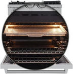 Forno Lazio 30-Inch Freestanding Gas Range, 4 Burners, Convection Oven, Energy Efficient