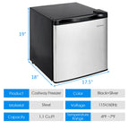 STAKOL 1.1 cu.ft. Compact Single Door Mini Upright Freezer ( Not sold to consumers located in California)