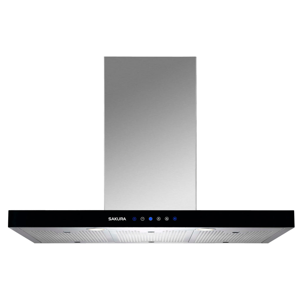 Sakura M3000 36" Stainless Steel Black Range Hood - Made in Taiwan