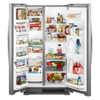 WHIRLPOOL WRS315SNHM side by side freestanding refrigerator