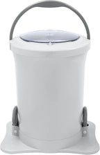 Manual Clothes Dryer Spinner, Portable Non electric Manual Clothes Spinner Laundry Dryer Machines for Camping, Traveling, Hotel, RV, Apartment (Apricot)