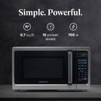 Farberware Classic 0.9 Cu. Ft 900-Watt Microwave Oven, Stainless Steel