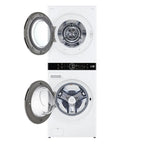 LG WKHC252HWA  27 Inch Electric Laundry Tower with 5 cu ft Front Load Washer