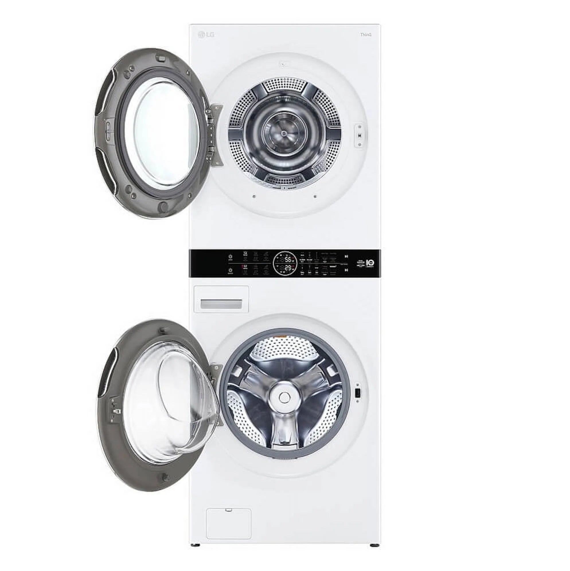LG WKHC252HWA  27 Inch Electric Laundry Tower with 5 cu ft Front Load Washer