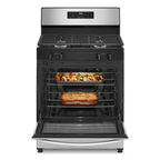 WHIRLPOOL WFG320M0MS 30" FREE STANDING GAS RANGE Stainless Steel