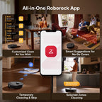 Roborock Qrevo Series Robot Vacuum and Mop, 10,000Pa Powerful Suction (QV 35S), Self Emptying & Refilling, Self Mop Washing & Air Drying