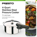 Presto? 6 Quart Stainless Steel Pressure Cooker