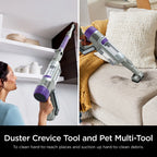 Shark PowerDetect Cordless Stick Vacuum, Multi-Surface, with DuoClean Detect Nozzle and MultiFLEX Wand, Up to 60 Mins Runtime, IP1250 Blue