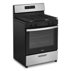 WHIRLPOOL WFG320M0MS 30" FREE STANDING GAS RANGE Stainless Steel