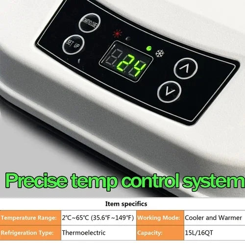 CAMOTUSE NEW Portable Electric Cooler Warmer Truck Car Fridge Refrigerator Camp Mini Freezer
