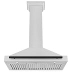 ZLINE 36 ZLINE Autograph Edition DuraSnow Stainless Steel Range Hood with DuraSnow and Gold Handle (KB4SNZ-36-G)
