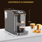 Soonbuy Fully Automatic Espresso Machine 20 Bar, With Milk Frother Steam Wand,Gold