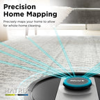 Shark? Matrix 2-in-1 Robot Vacuum & Mop with No Spots Missed on Carpets & Hard Floors, Home Mapping, RV2400WD