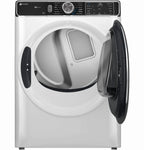 Ge Profile Pfd87gs 28" Wide 7.8 Cu. Ft. Energy Star Certified Gas Dryer - White