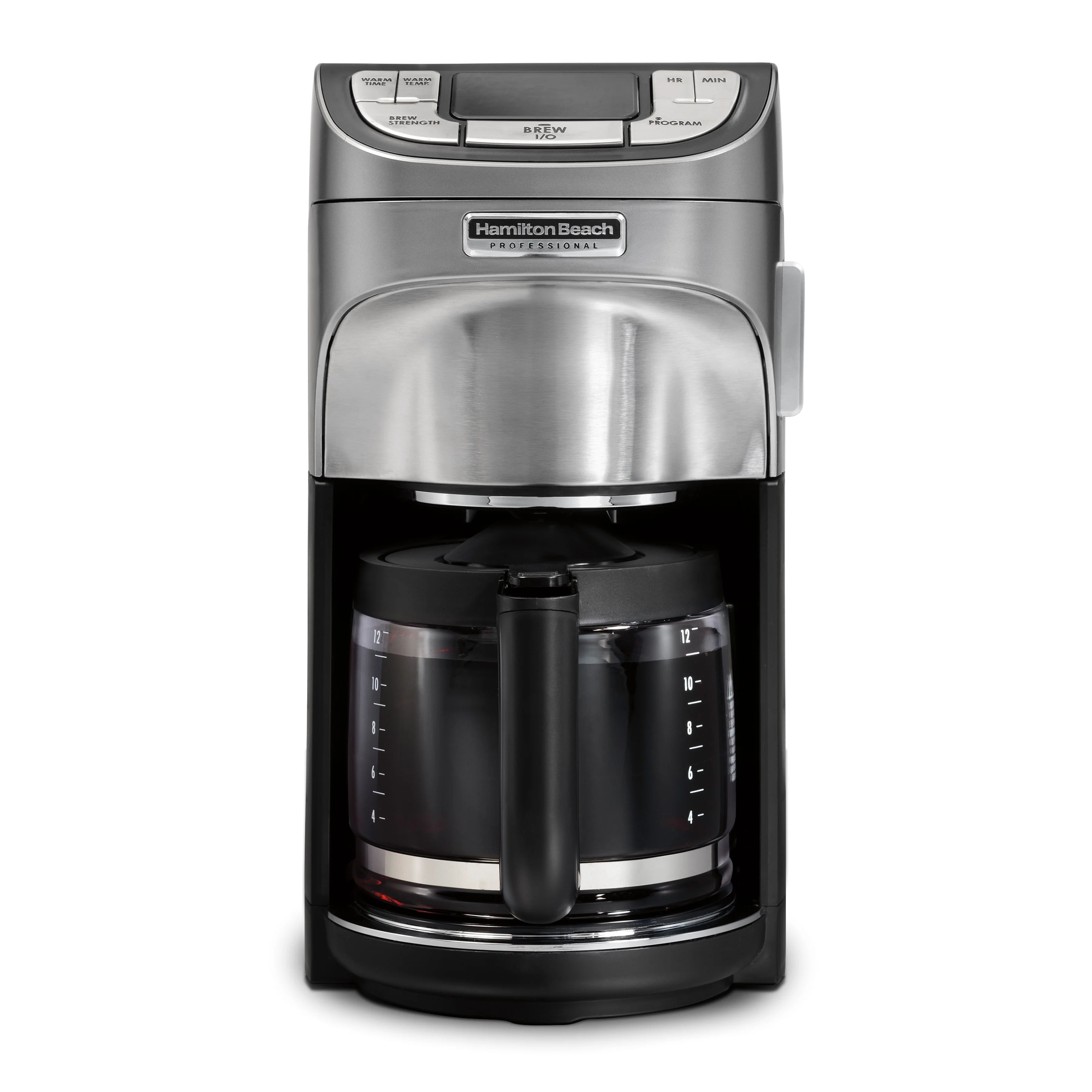 Hamilton Beach Professional Programmable Coffee Maker, 12 Cups, 60 fl. oz. Reservoir Capacity, 49500