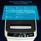 Kadyn 1.5 cu ft Full-Automatic Washing Machine with Stainless Steel Inner Barrel