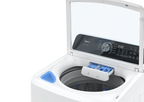 MIDEA 4.5 Cu Ft Smart Top Load Wave-Impeller Washing Machine with Stainless Steel Tub, White