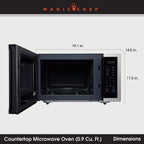 Magic Chef 0.9 cu ft Countertop Microwave Ovens in New Model