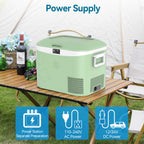 Portable Fridge 19 QT(18 Liter) 12 Volt Fridge Car Freezer Compressor Cooler 12/24V DC 110��240V AC for Camping Truck RV Boat & Home Use -18��~+15��