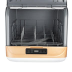 Dish washer Large Capacity Portable Washer Mini Dish Washer Compact Counter-top for clean tableware, vegetables, fruits