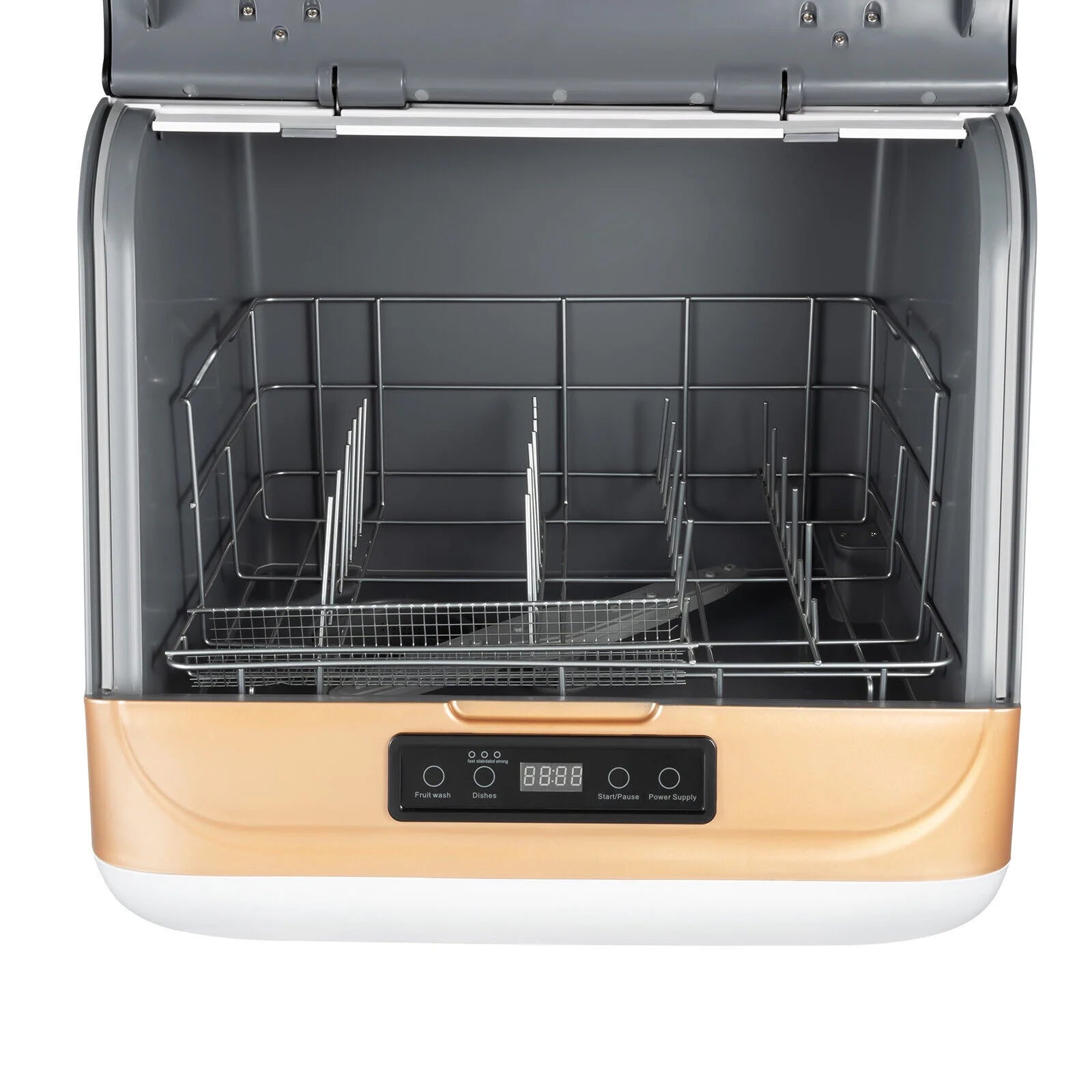 Dish washer Large Capacity Portable Washer Mini Dish Washer Compact Counter-top for clean tableware, vegetables, fruits