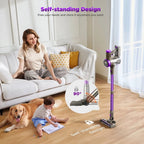 KANFUAQ Cordless Stick Vacuum Cleaner 38KPA 50Mins 2200mAh Lightweight for Home Pet Hair Carpet Hard Floor