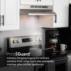 Broan 24 Inch Stainless Steel ADA Capable Non Ducted Under Cabinet Range Hood