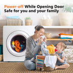 EUHOMY 1.8 Cu. ft. Compact Electric Dryer with LCD Touch Panel for Home, Apartment, Dorm