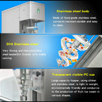 Kolice Commercial Frozen Yogurt Gelato Ice Cream Blending Machine,Swirl Ice Cream Machine