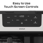 Savour Dual Coffee Maker, 12-Cup and K-Cup Single Serve Coffee Machine, Black