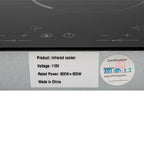 Miumaeov Commercial Electric Ceramic Cooktop 2 Burners Cooking Stove Touch Control Cooker 1500W 140-482?��F