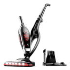 ROOMIE TEC Cordless Vacuum Cleaner, 2 in 1 Handheld, High-Power 2200mAh Li-ion Rechargeable Battery, with Corner Lighting and Upright Charging Base
