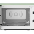 Open Box Magic Chef 0.7 Cubic Feet 700 Watt Classic Retro Microwave, Green