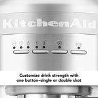 KitchenAid Metal Semi-Automatic Espresso Machine, Empire Red, KES6503